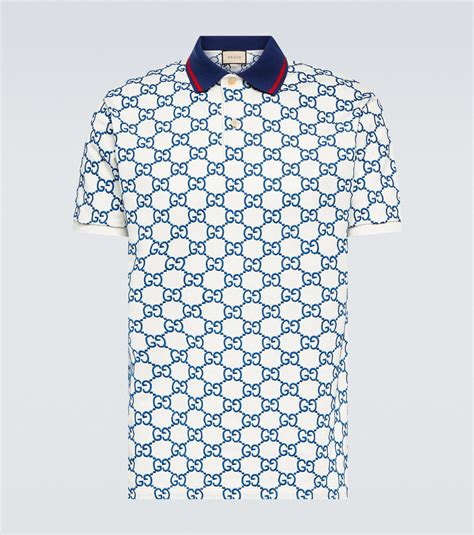 Gucci monogram polo shirt